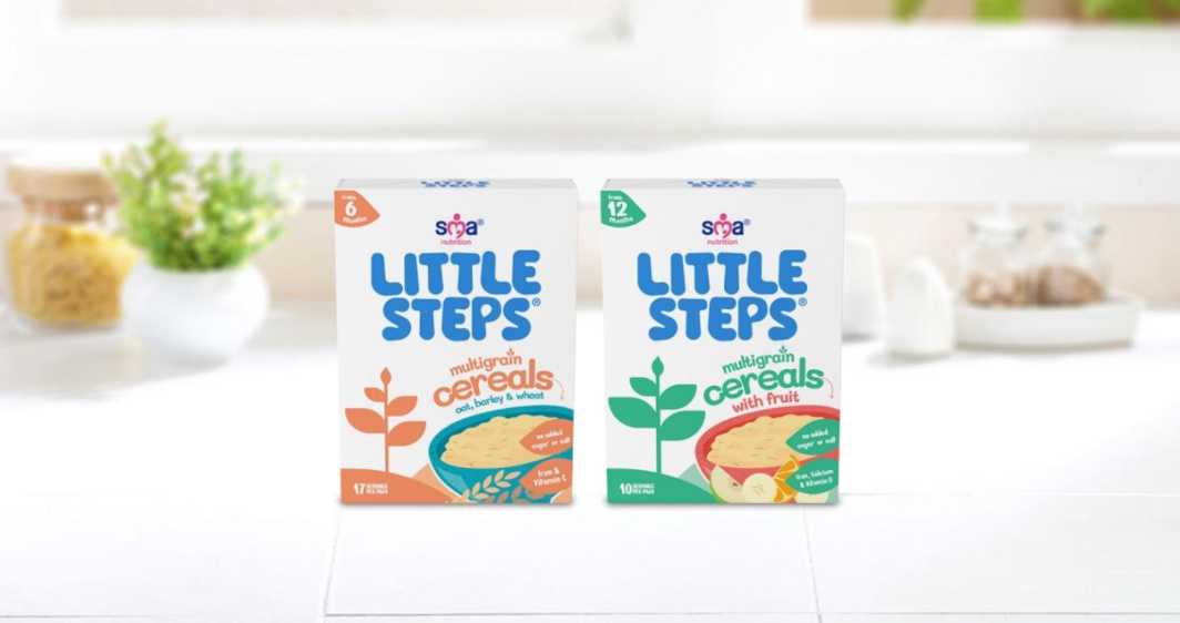 雀巢旗下奶粉品牌SMA推出婴儿麦片系列Llttle Steps