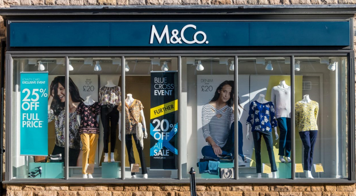英国时尚连锁品牌M&Co宣告破产，波及2000名员工