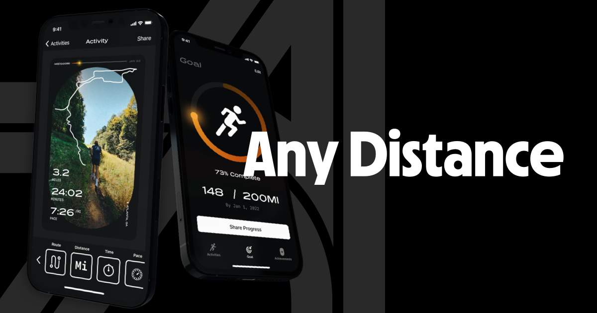 Any Distance – The Workout Story Designer.