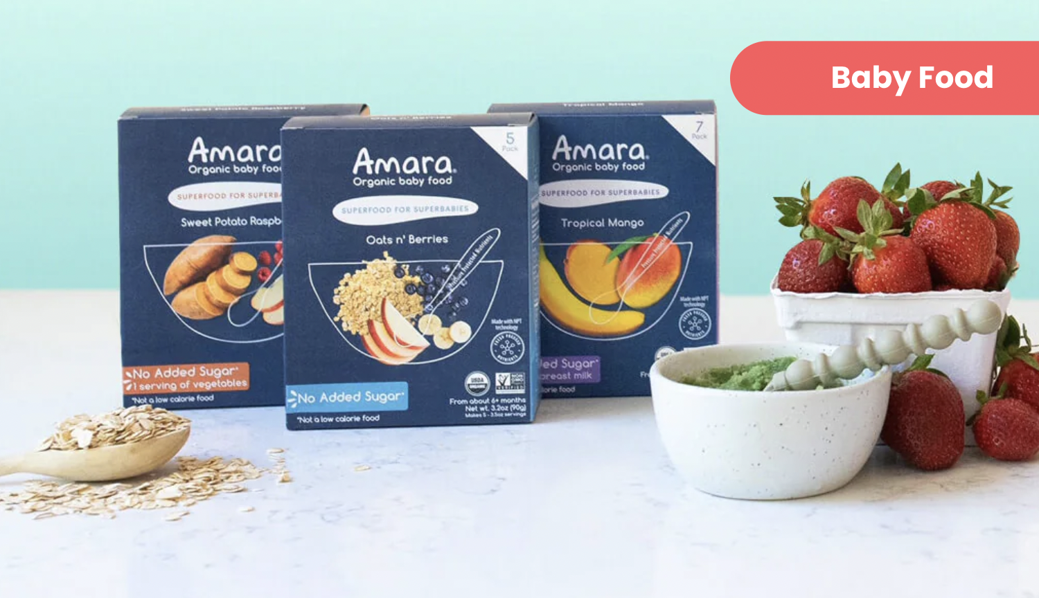 DTC婴儿食品品牌Amara完成2000万美元B轮融资