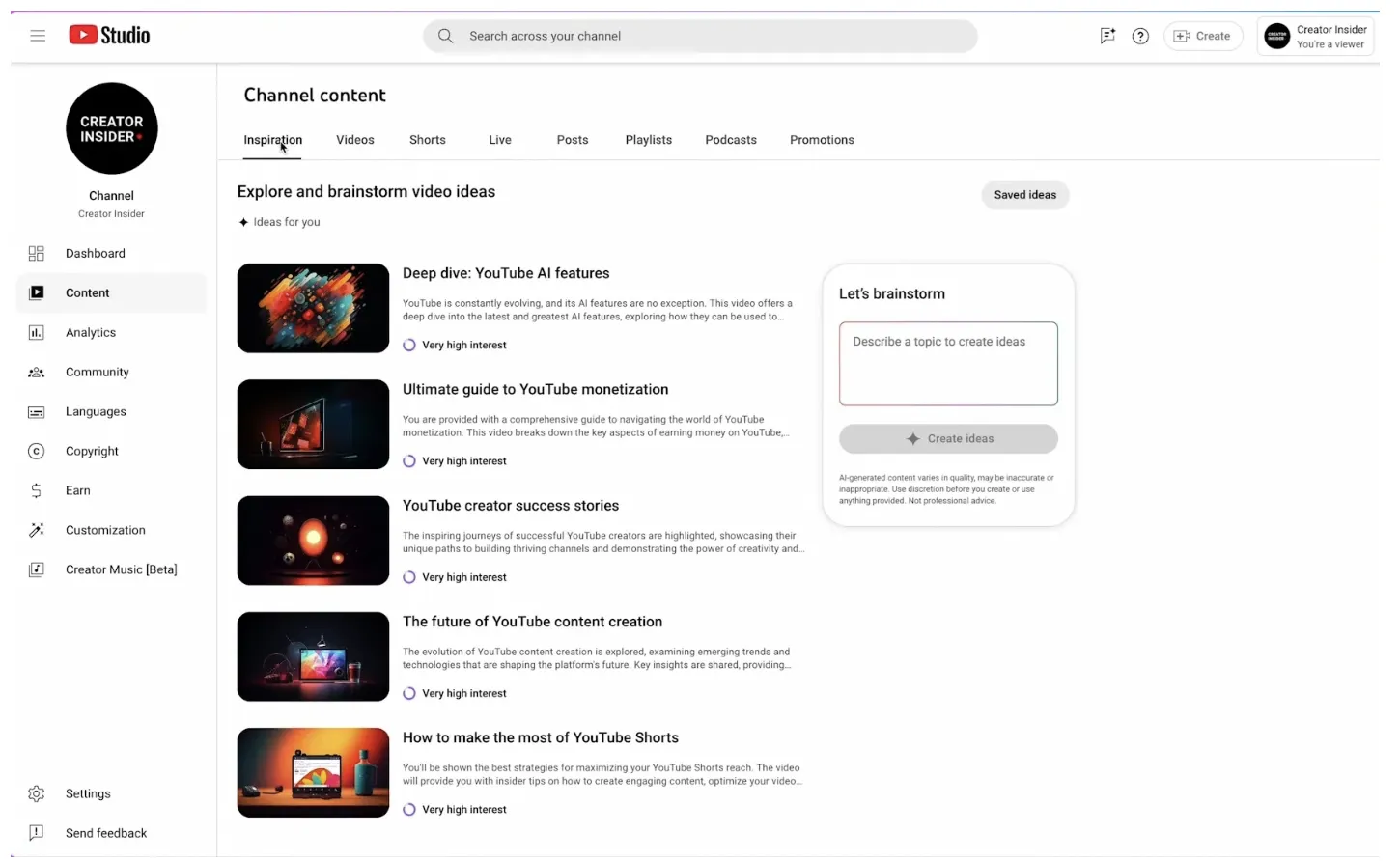YouTube推出新AI标签工具,提升创作者内容质量与观众需求对接