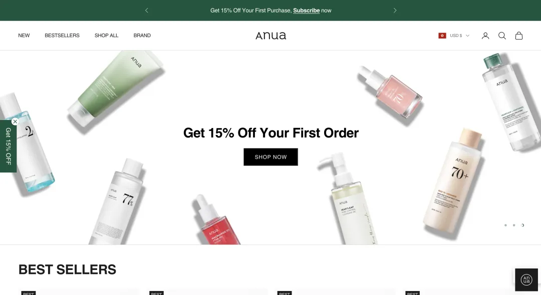 韩国美容品牌Anua加速美国扩张,计划进驻1500家Ulta Beauty门店