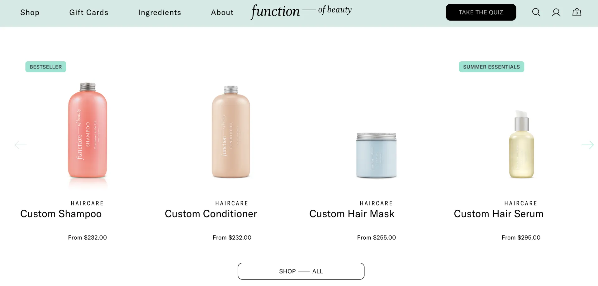 年收入超1亿美元,Function of Beauty用定制洗发水在个护市场破圈
