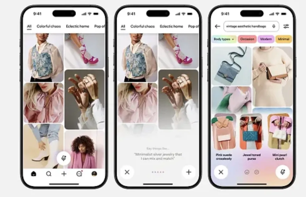 Pinterest推出AI语音助手和多个AI推荐工具