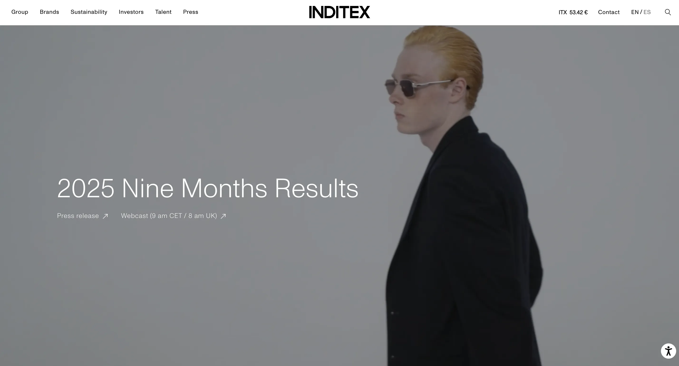 Zara母公司Inditex Q3营收98亿欧元，业绩稳步增长