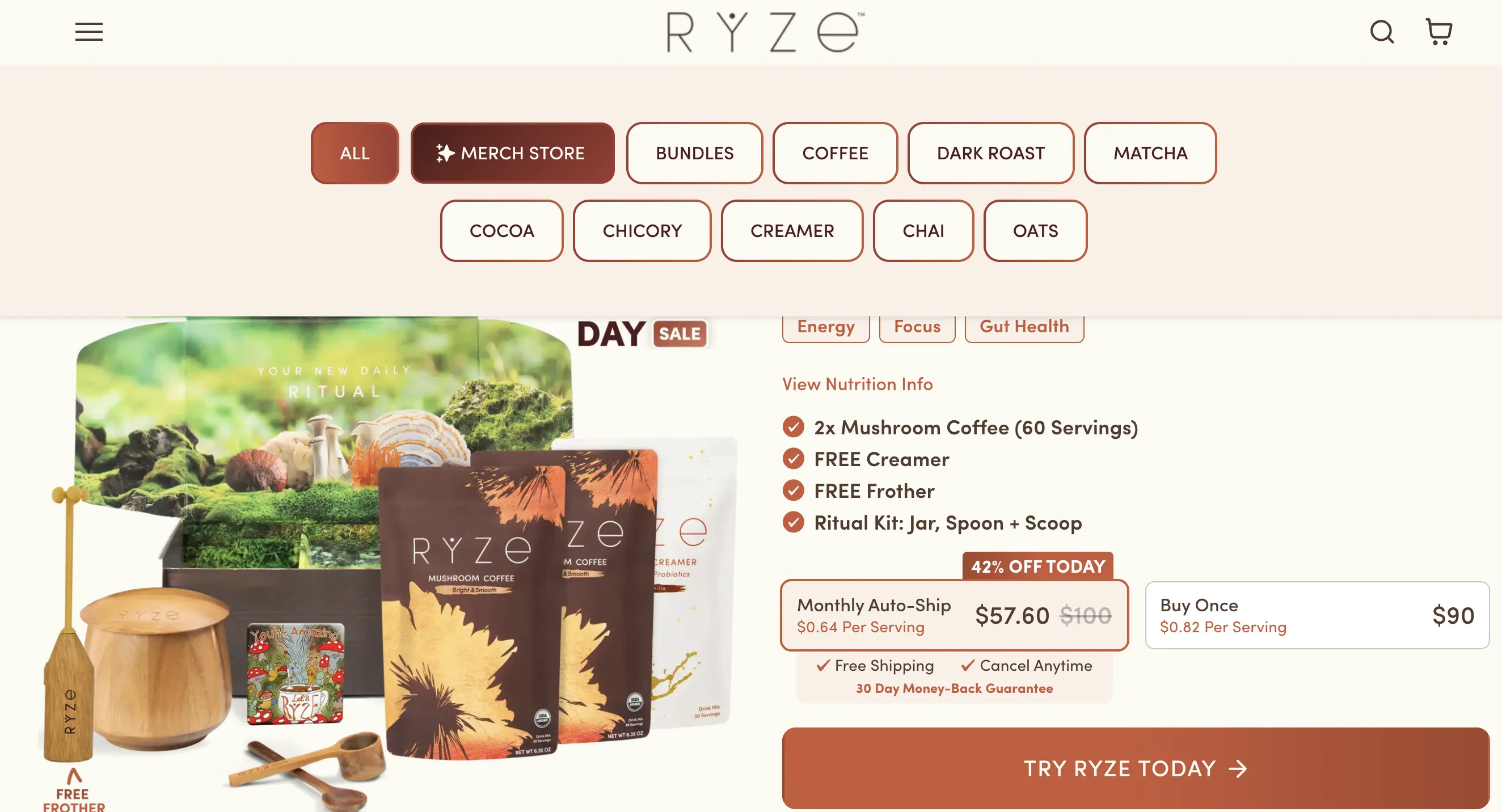 年收3亿美元！RYZE蘑菇咖啡在健康饮品赛道火了