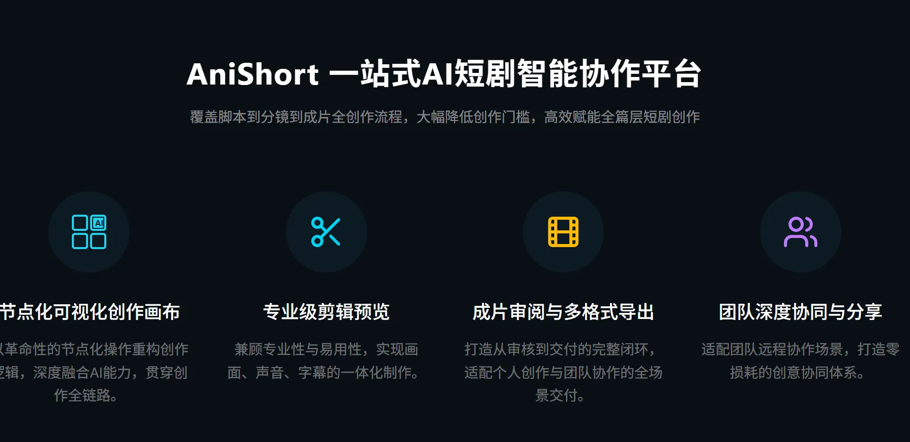AI短剧协作平台「AniShort」完成近亿元融资